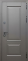 Входная дверь для квартиры с отделкой из фрезерованных панелей МДФ с покраской эмалью